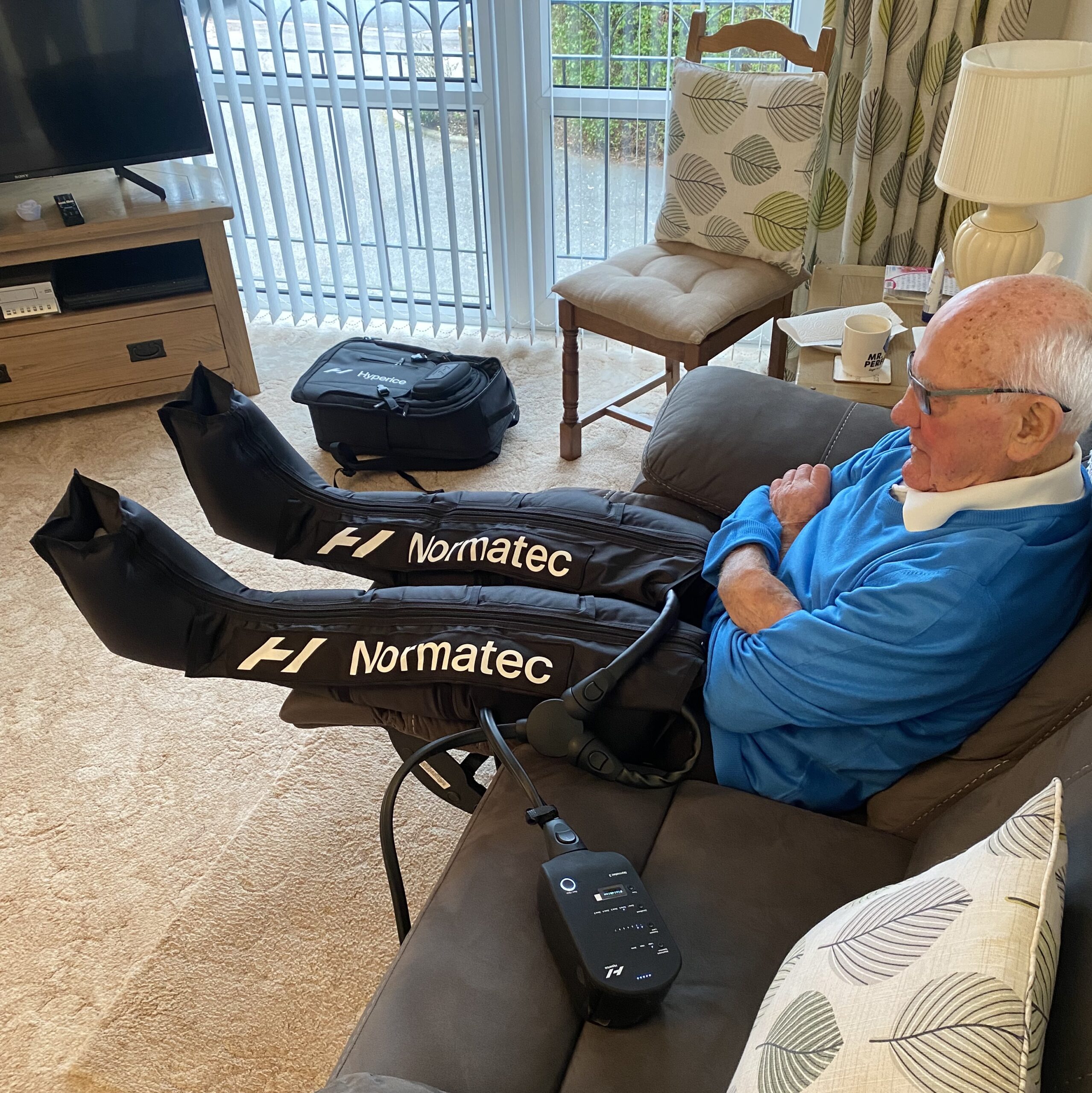 OAP with a pacemaker using Normatec 3 legs